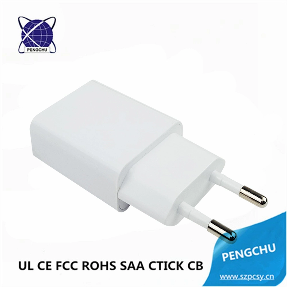 UL CE FCC RoHS SAA CB PSE Approved Mobile Phone Charger 5W 5V 1 A USB Port Power Adapter