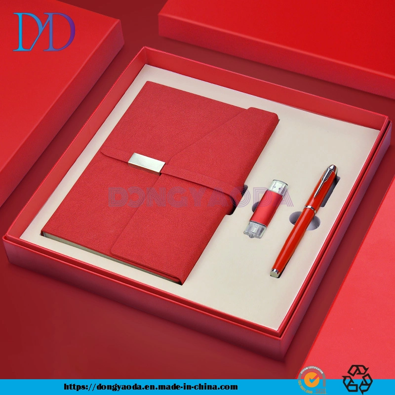 Bolígrafo bloc de notas u disco Set de regalo empresarial regalos Set de Regalo personalizado de Office pueden ser el logotipo impreso