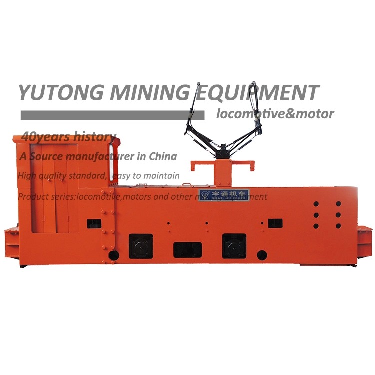 10 Tons Mining Electric Trolley Locomotive, Underground Trolley Locomotive for Gold Mine Transportation