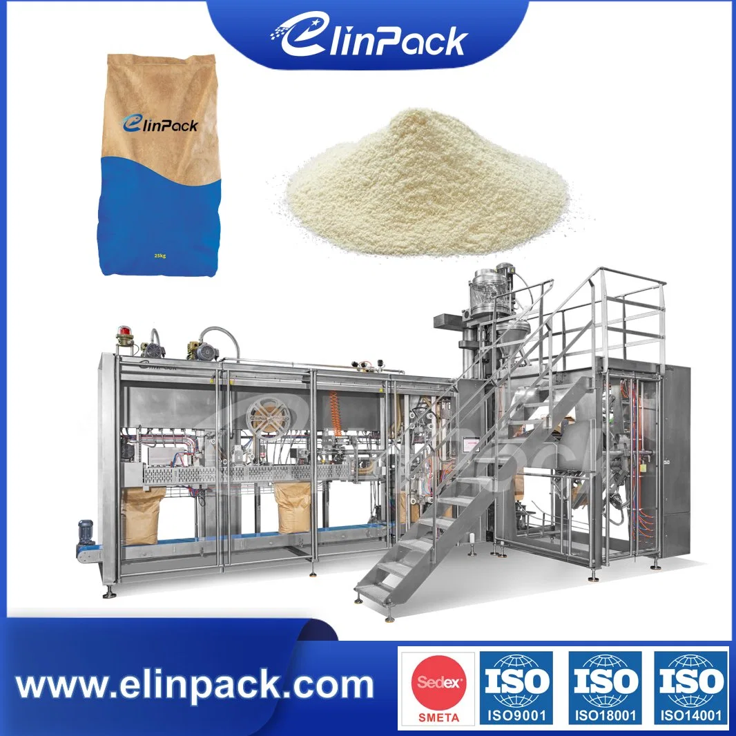 Milk Powder/Protein Powder/Spices Powder/Coffee Powder/Non-Dairy Powder Full Automatic Heavy Bag Bottom-up Food Aseptic Packaging Machine Manufacturer