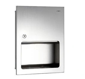 Big Sale Bathroom Accessories Stainless Steel Wall-Mounted Two in One Paper Towel Dispenser