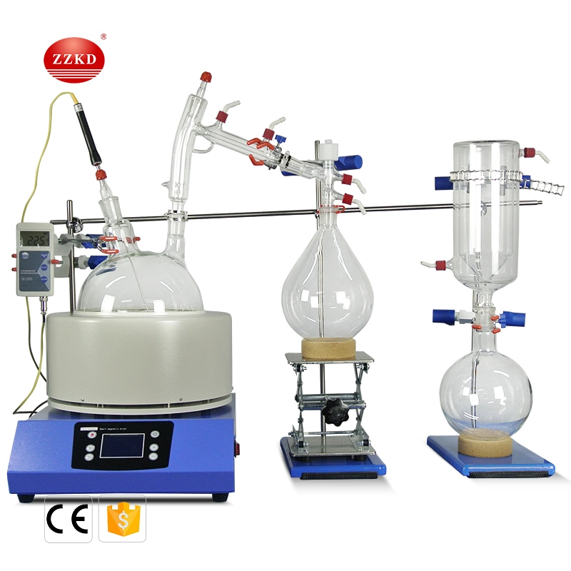 Laboratory Short Path Distillation of Hemp Oil Set