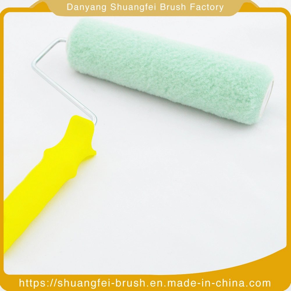 DIY Knitted Synthetic/Wool Blend Roller Brush Hand Roller for Home Painting Brush Wall Paint Roller