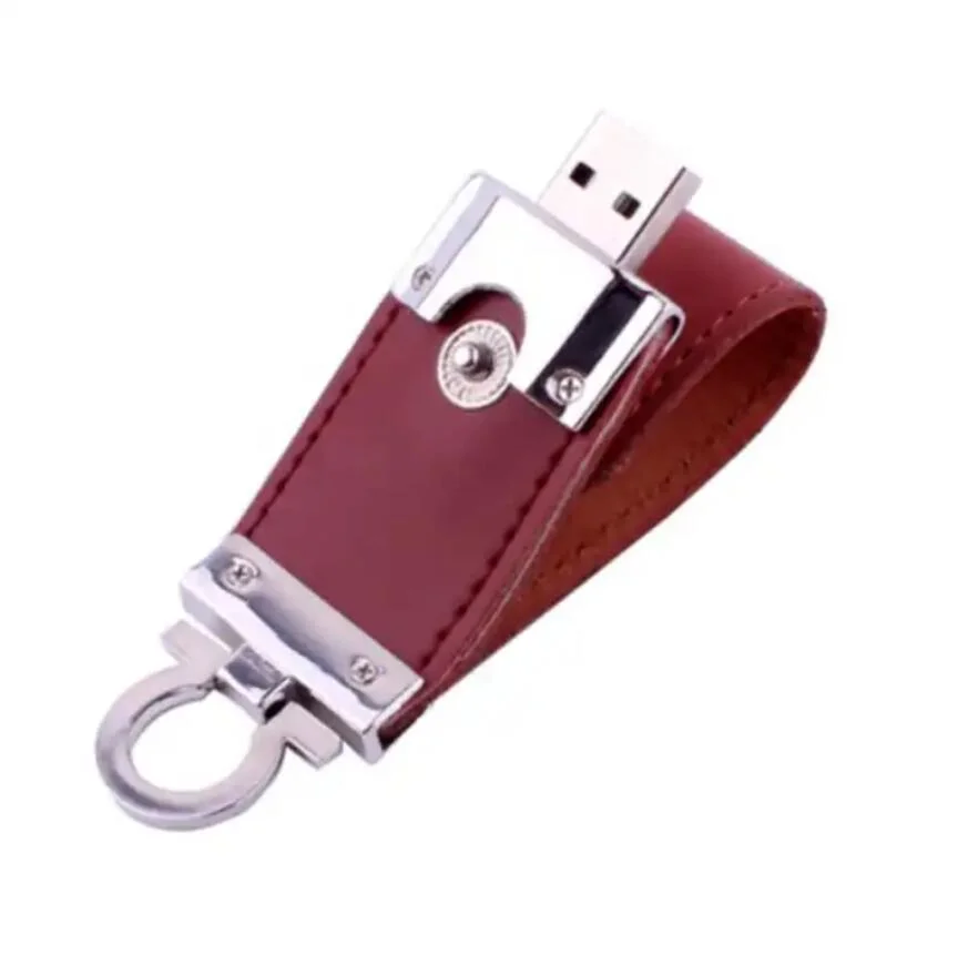 Promotional OEM Leather USB Flash Drive