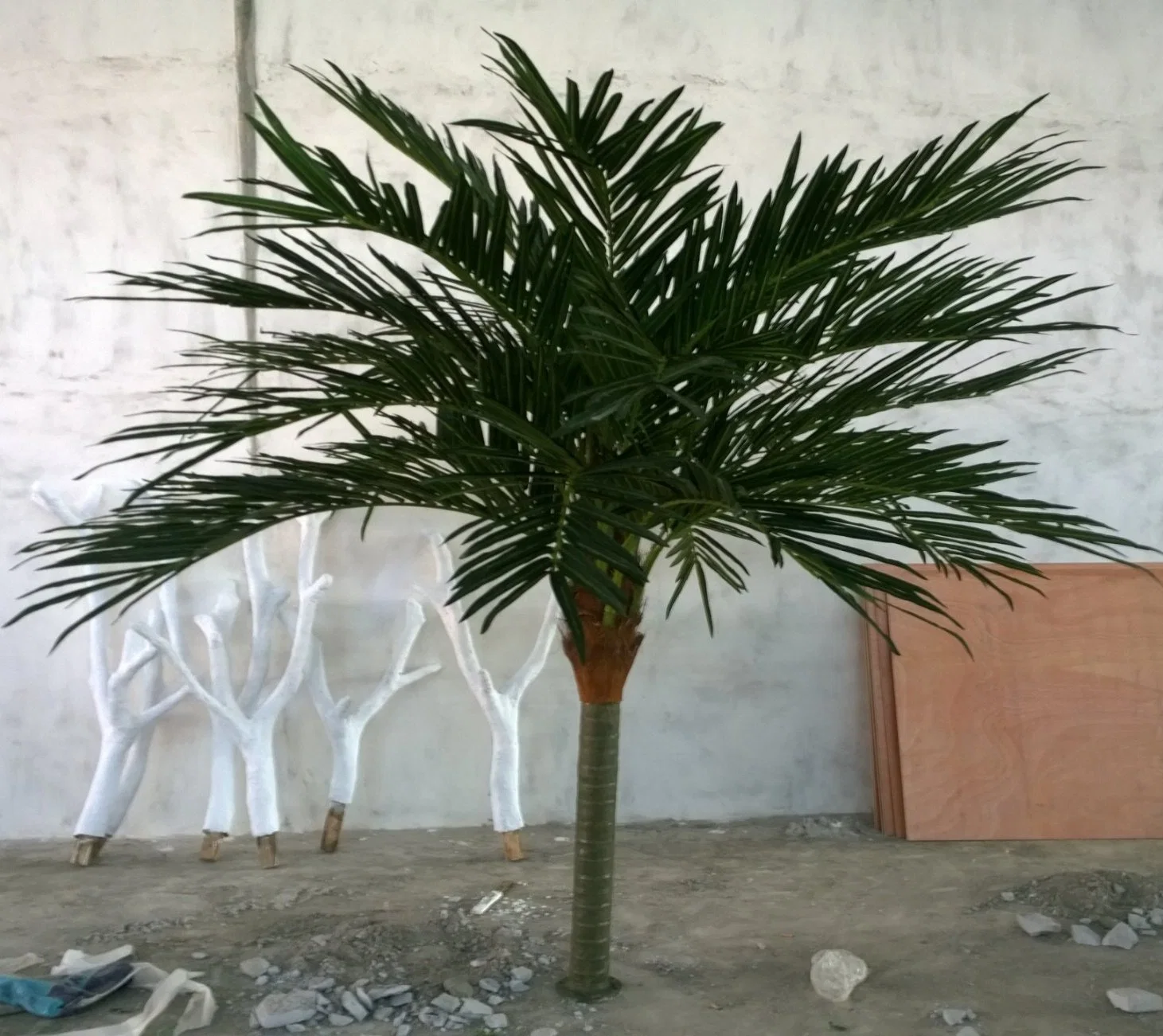 Large Fake Plants Tropical High Big Artificial Coconut Palm Trees Outdoor Decoration