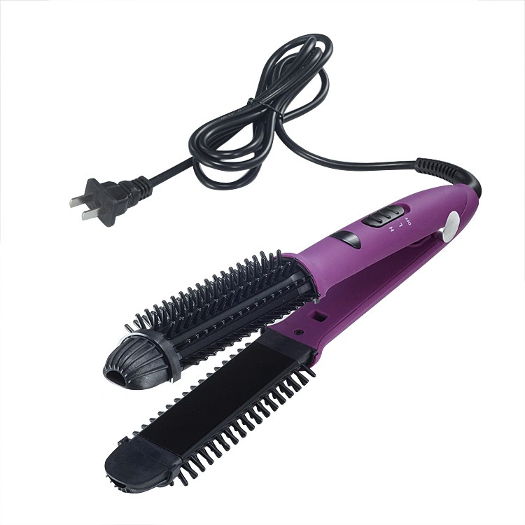 Anti-Ironing Roll Straight Dual Purpose Ceramic Anion One Step Hair Dryer Comb Curling Iron