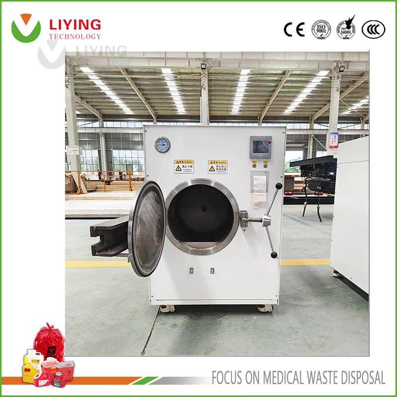 Pressure Steam Sterilizer Medical Waste Microwave Disinfection System Treatment Equipment