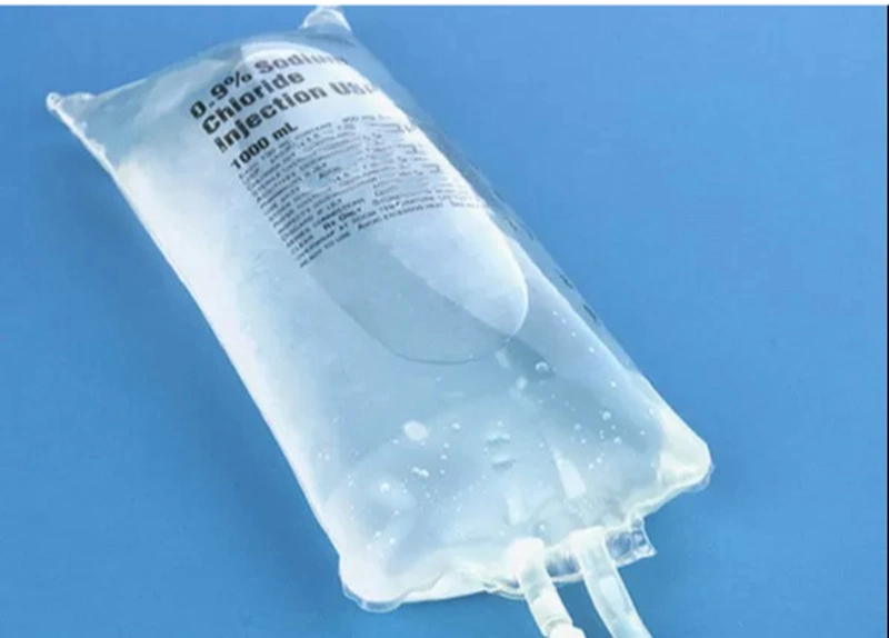 PVC Medical Clear Disposable IV Infusion Bag for Transfusion PVC Pressure PVC Infusion Bag