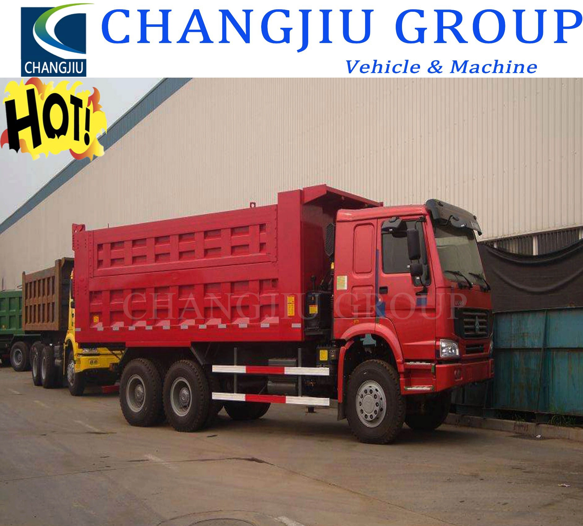 High quality/High cost performance  Used Sinotruck HOWO 6X4 Manual Transmission Mining Dump Truck for Sale