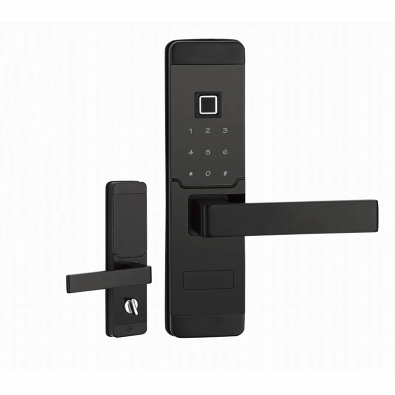 Combination Digital Fingerprint Safe Magnetic Door Handle Smart Lock Hardware