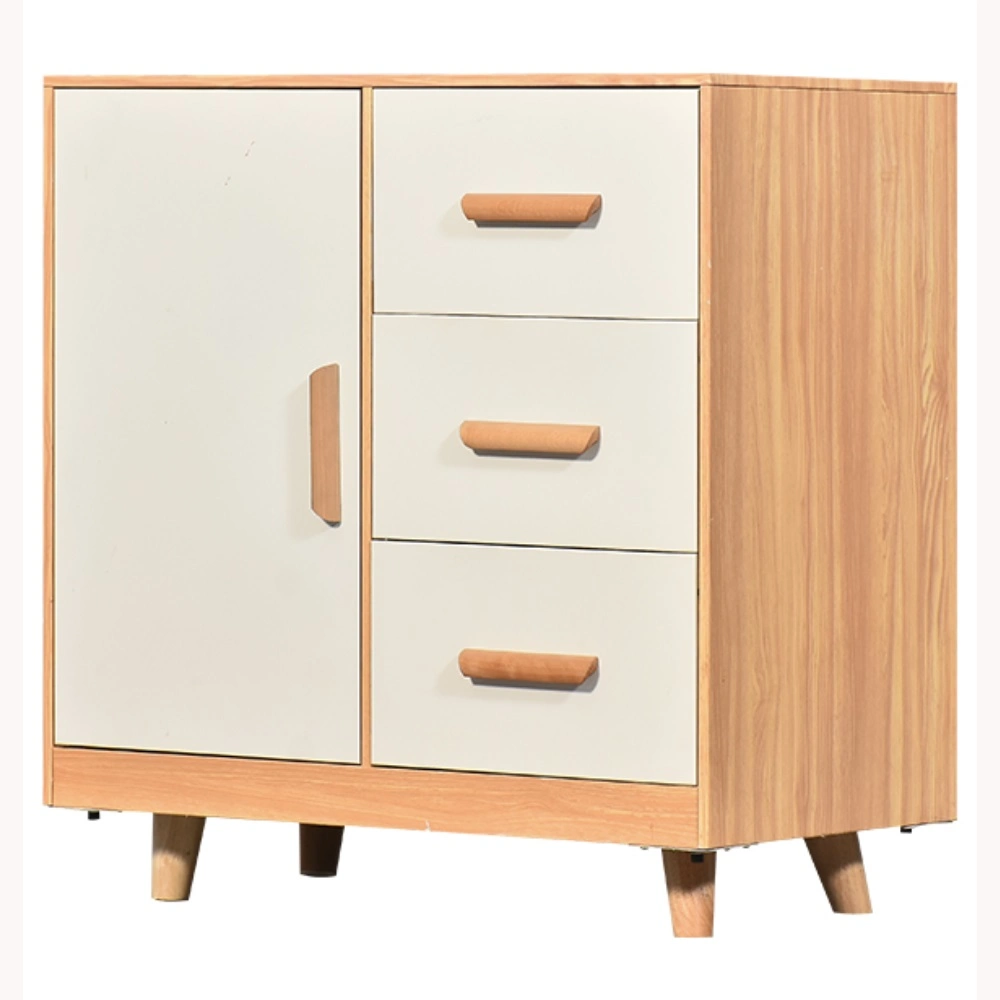 Steel Storage Filing Cabinet Small Three Drawers Low Nightstand Bedside Cabinets