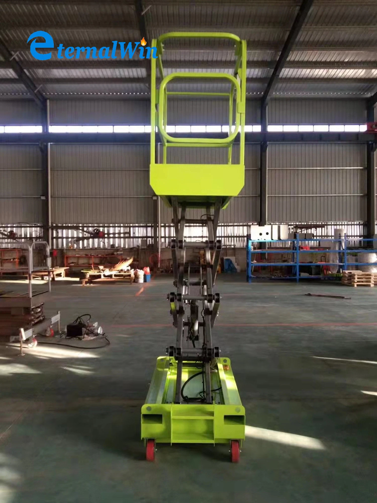 AC/DC Power Portable Scissor Type Full Auto Vertical Electric Man Lift / Self Propelled Towable Boom Manlift Price