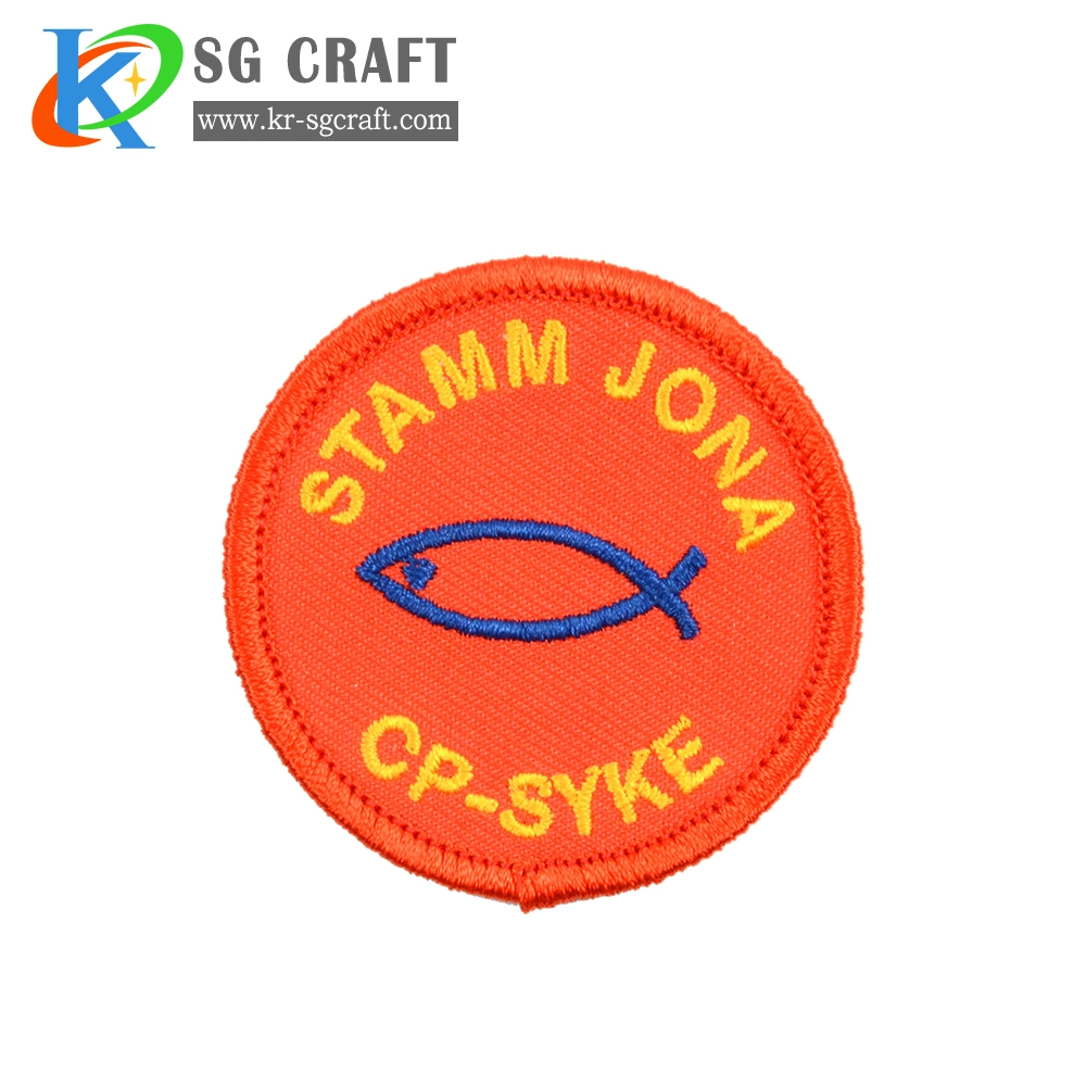 3D High quality/High cost performance  Custom Embroidery Patch&Badge by Fabric