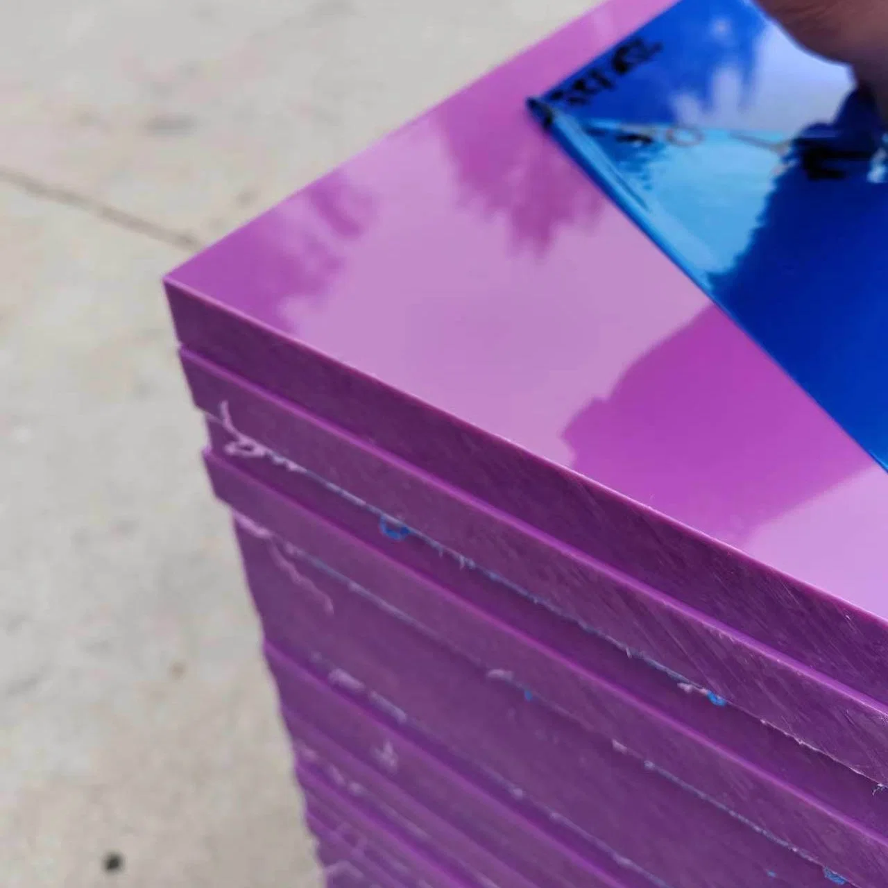 Pure Raw Material Anti-Corrosion and Wear-Resistant Purple PE Plastic Sheet