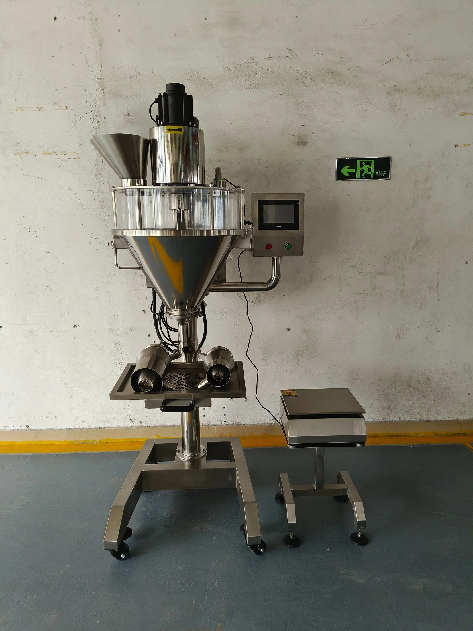 Semi Automatic Micro Dosing Powder Filling Machine Auger Filler and Weigher Screw Conveyor