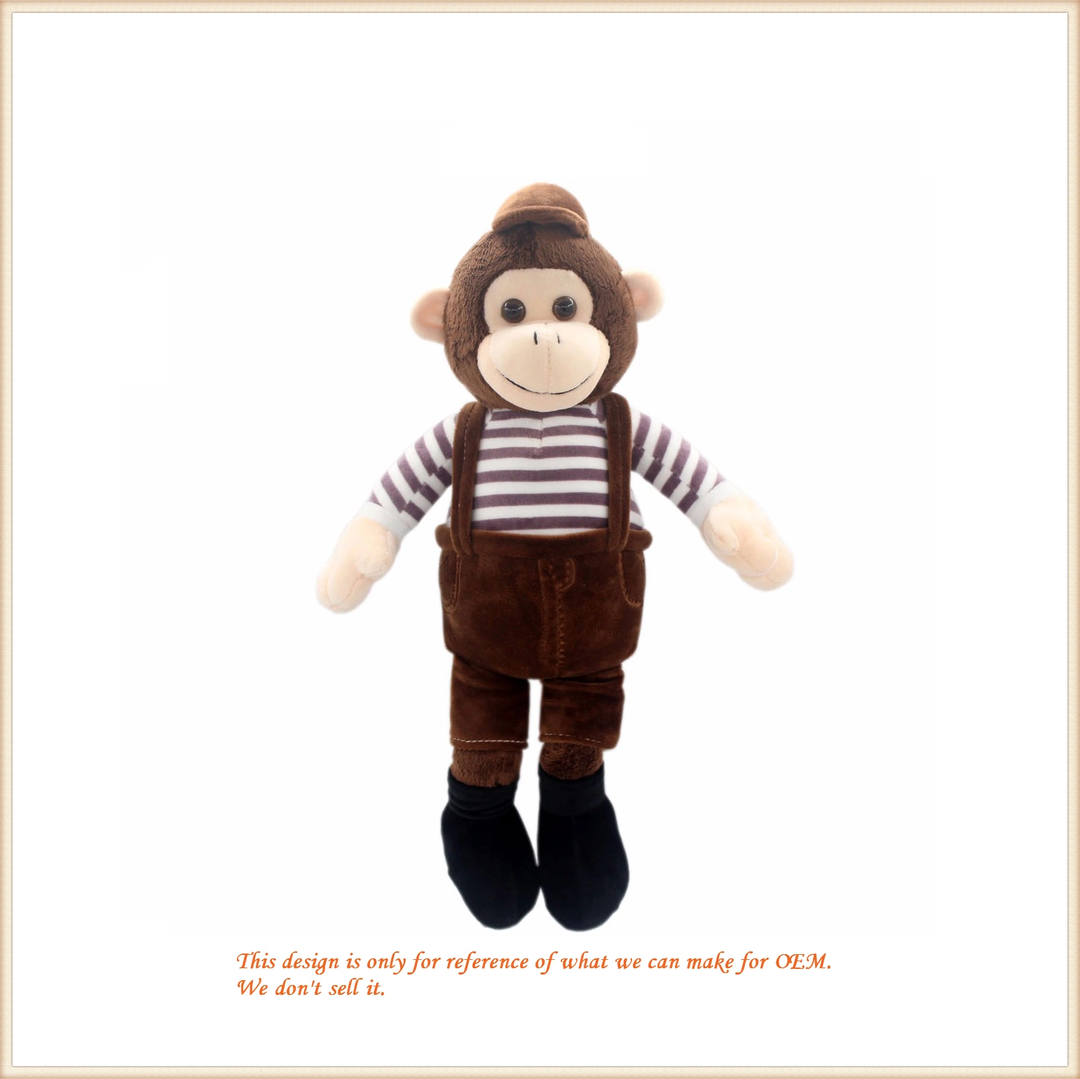 Lovely Monkey in Pajamas Wholesale/Supplier Plush/Stuffed Animal Toys