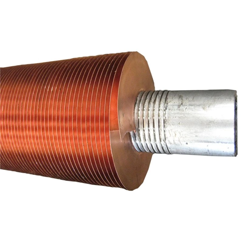 Fin Tube Series Condenser Tubes with Aluminum Finned, Base Tube of Copper Alloy, Stainless Steel