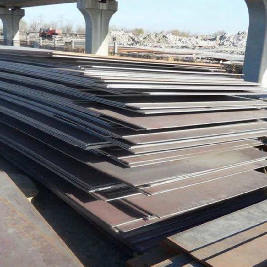 ASTM A283 من الدرجة C لوح فولاذي خفيف الكربون / 6 مم صفائح الفولاذ السميك المجلفن