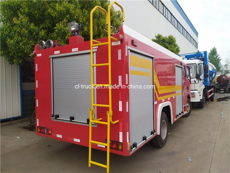 Good Quality Isuzu 100p 600p 700p 4m3 Water Foam Inflatable Fire Truck Price for Sale