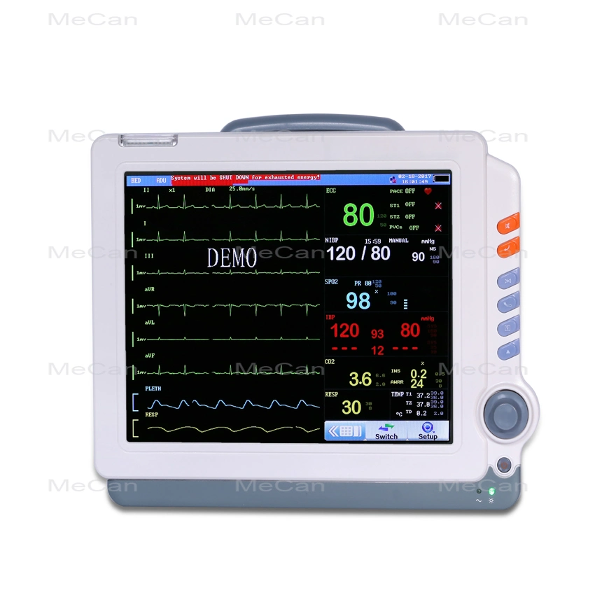 Medical Equipment Multi Parameter 12.1 Inch Patient Monitor