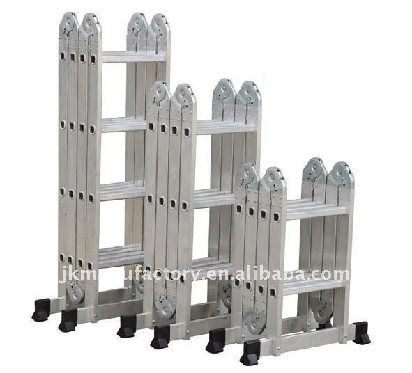 16 Steps Aluminium Multi-Purpose Ladder with Small Joints