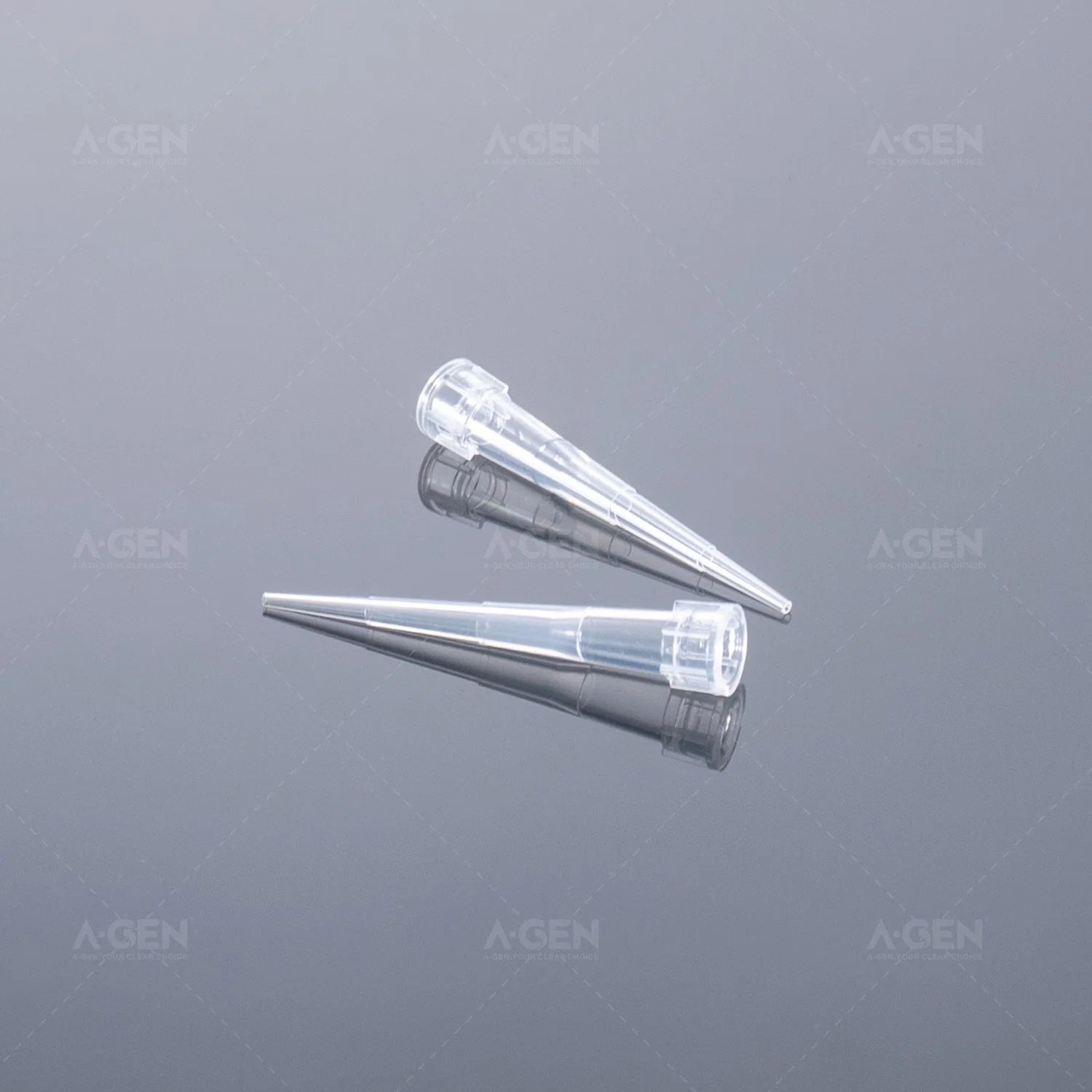 Disposable Medical Supplies, PP Material, Eco Space Safe Package, 10UL Clear Low Retention Universal Pipette Tips