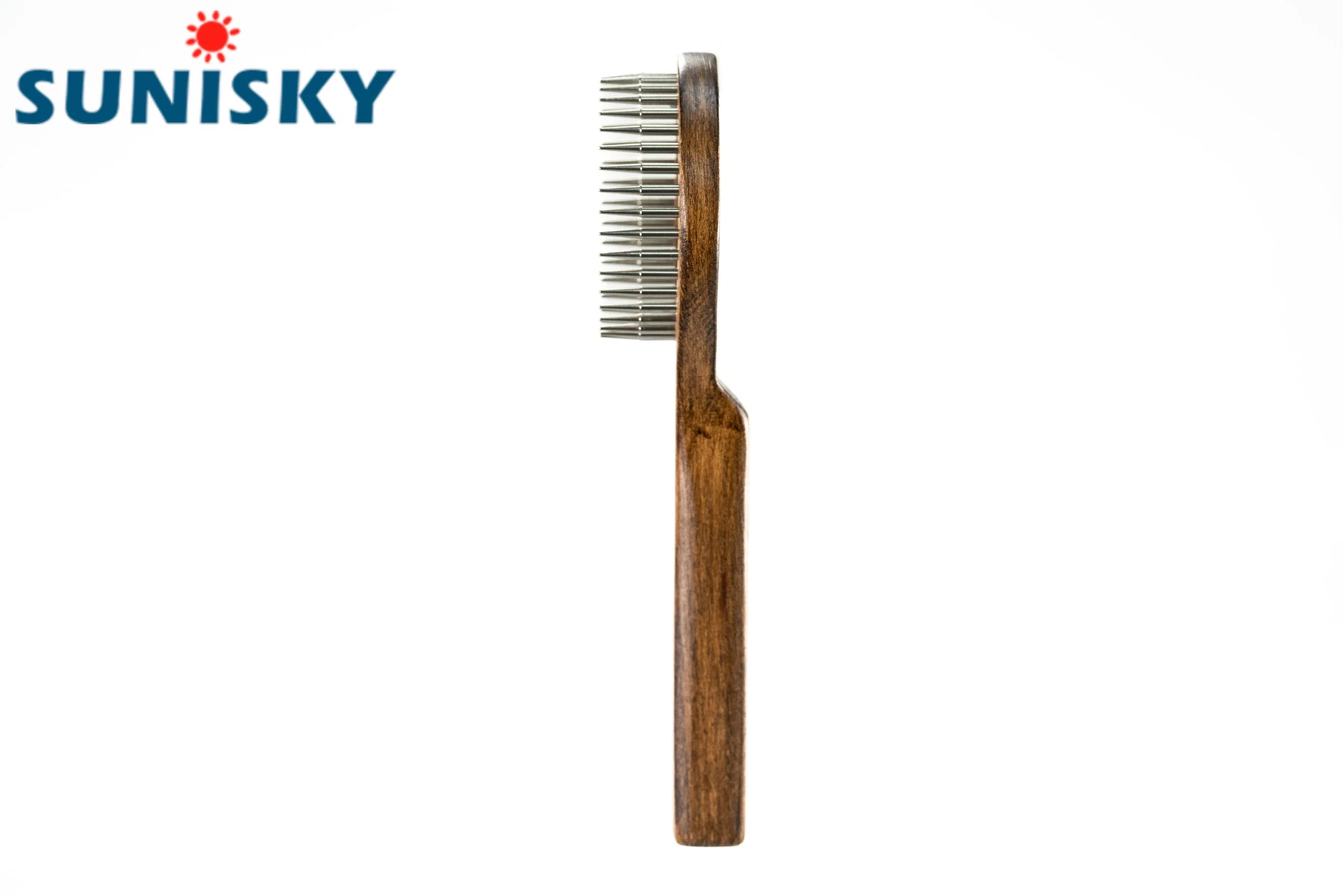 Wholesale/Supplier Custom Logo Bamboo Wood Pet Brush Cat Dog Grooming Brush