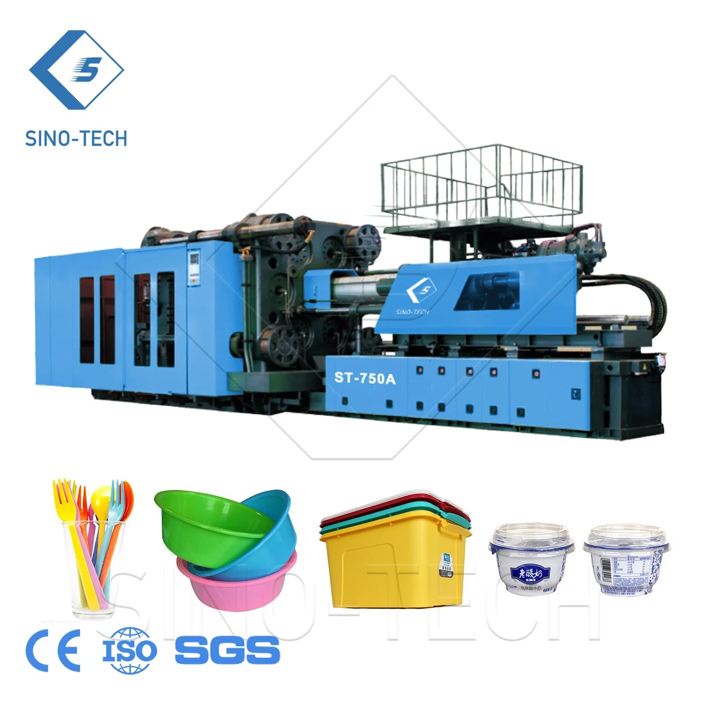 Plastic Trash Bin Garbage Can Injection Press Moulding Machine