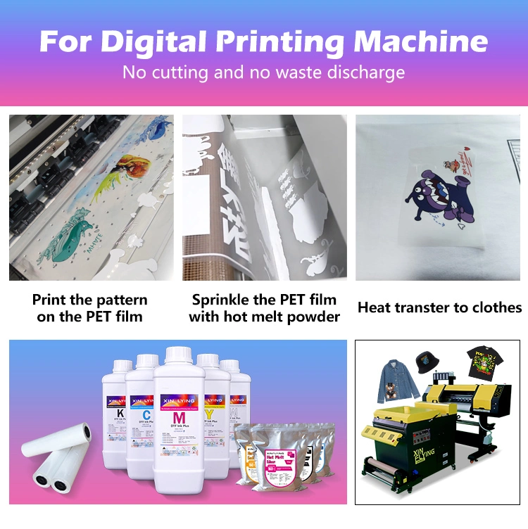 Digital Textile Pigment Ink Suitable for Cotton/Canvas/Blended Fabrics Pet Dtf Printer Ink