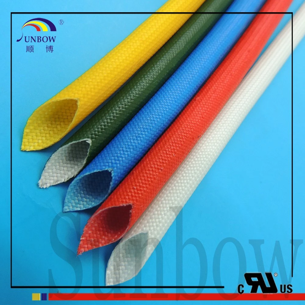 Fiber Glass Braided Sleeving with Silicone Rubber Coating