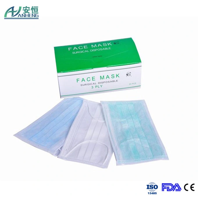 Use Disposable 3 Ply Earloop Face Mask Filters Bacteria