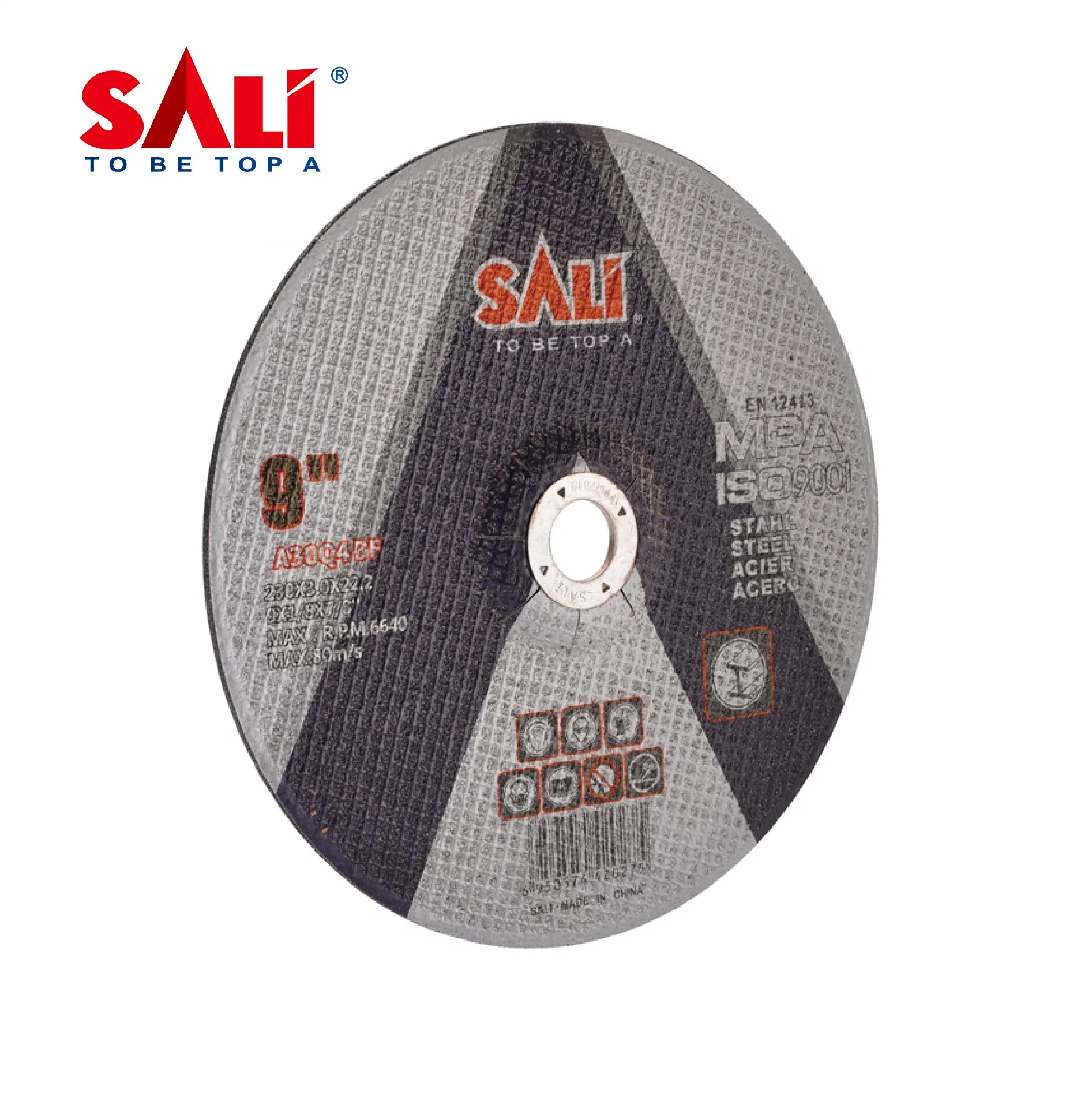 Sali 9" 230X3X22.2 T42 Grinding Disc Wheel for Metal Inox with MPa Certificate