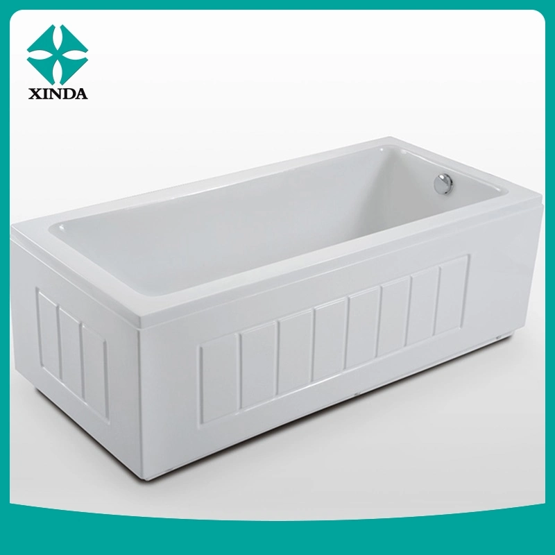 Acrylic White Bath Tub Jet Whirlpool Bathtub Round Shaped Higher Bath Freestanding Acryl Bathtub