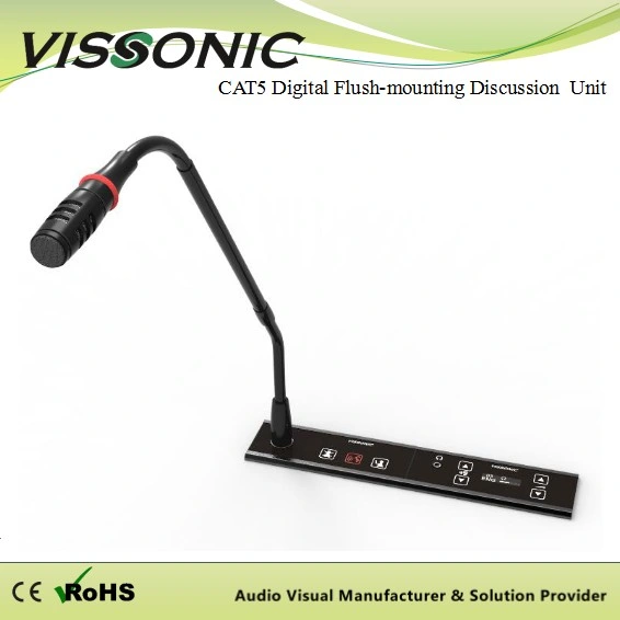 Vissonic Digital Flush-Mounting 64 Channel Selector Audio Conference System