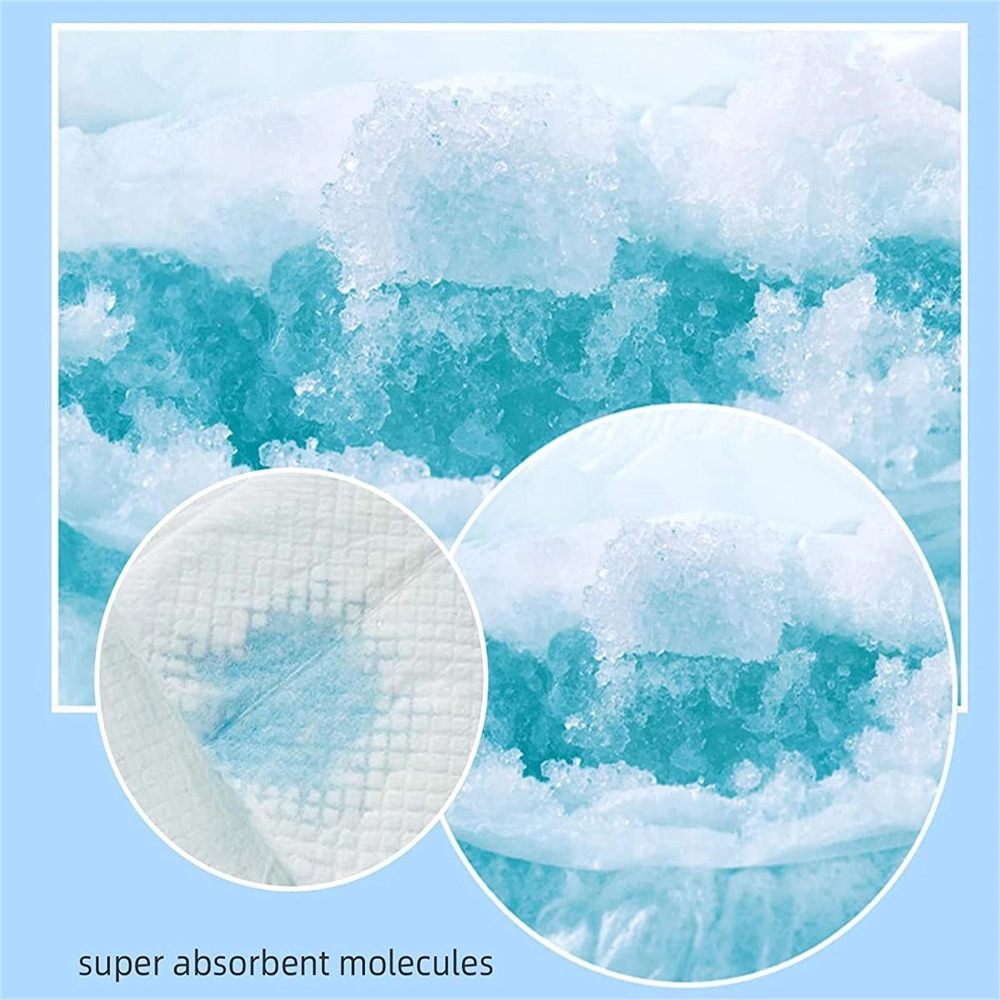 Almohadilla desechable para bebés, 100 unidades Thicken y High absorber Incontinence Changing Pad con transpirable, impermeable