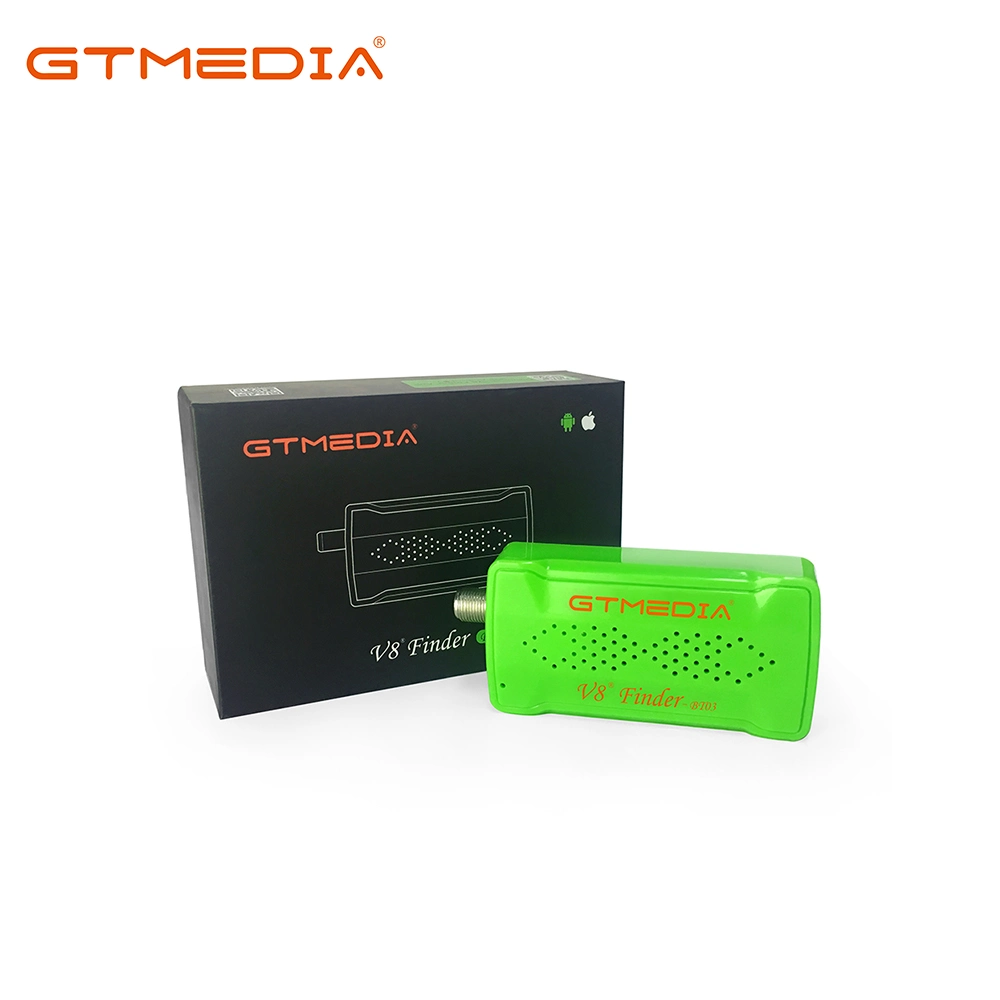 Gtmedia V8 Finder Bt03 DVB-S2 Digital Satellite Finder SAT Signal شاشة Meter Phone BT Control HD تدعم الإشارة Android وiOS نظام التشغيل