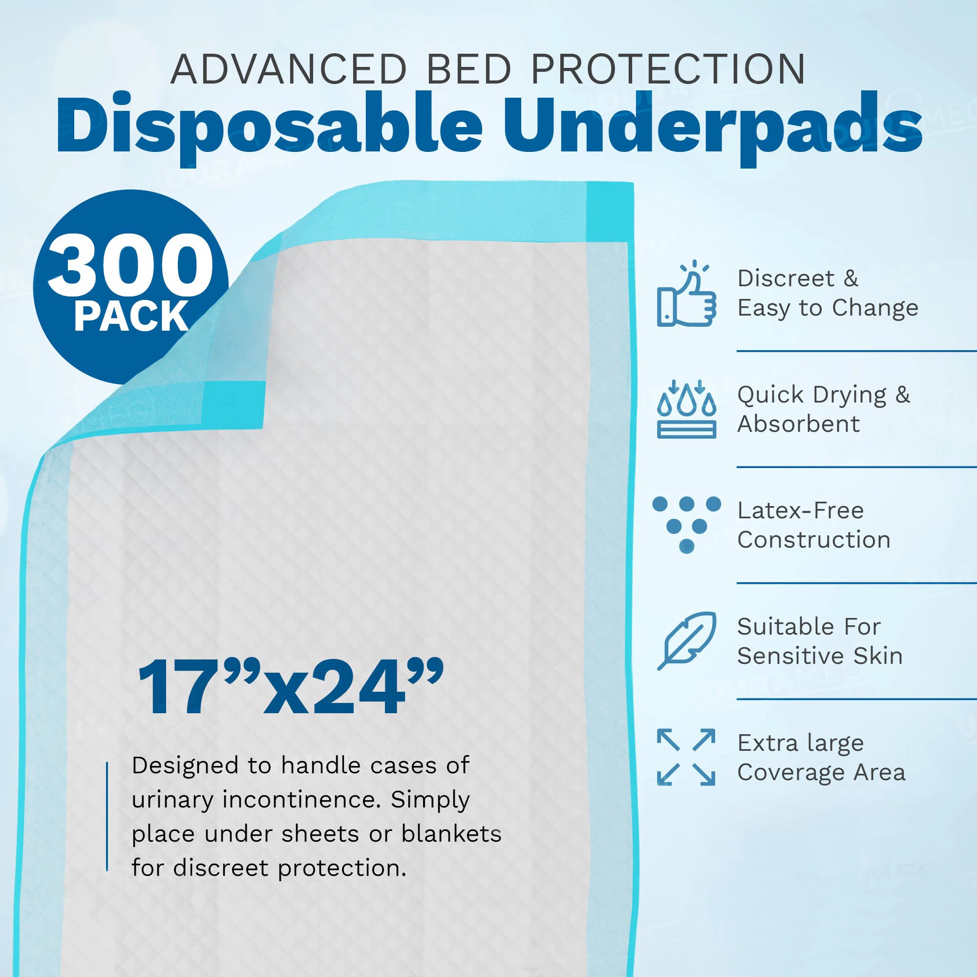 High quality/High cost performance Extra Large Disposable Bed Pad Protect bedding and Sheets