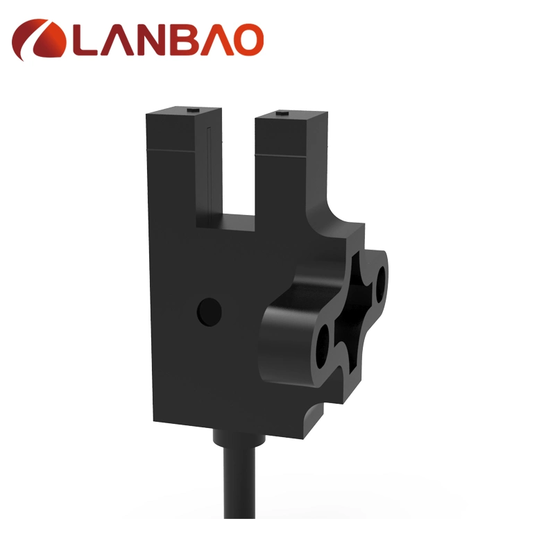 LANBAO 5mm de distancia del sensor de ranura Mini a través del Sensor fotoeléctrico haz PU05s 5-24VDC