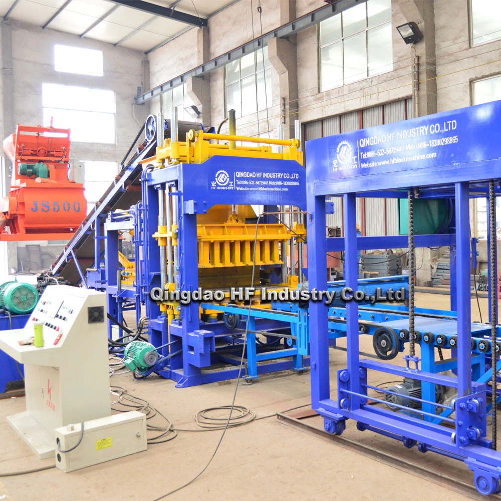 Qt5-15 Automatic Brick Making Machinery Concrete Block Machine Interlocking Bricks Machine