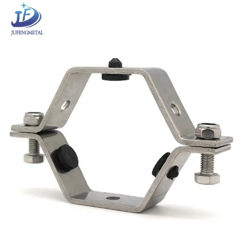 Pipe Clamp Holder Tube Support Sanitary Stainless Steel Hex Hexagon Pipe Hanger