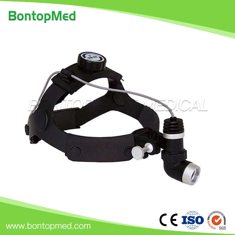 Dispositivo médico tamanho ajustável do farol LED ou estilo de capacete Lâmpada de tampa para exame dentário ou sala cirúrgica com lítio Bateria
