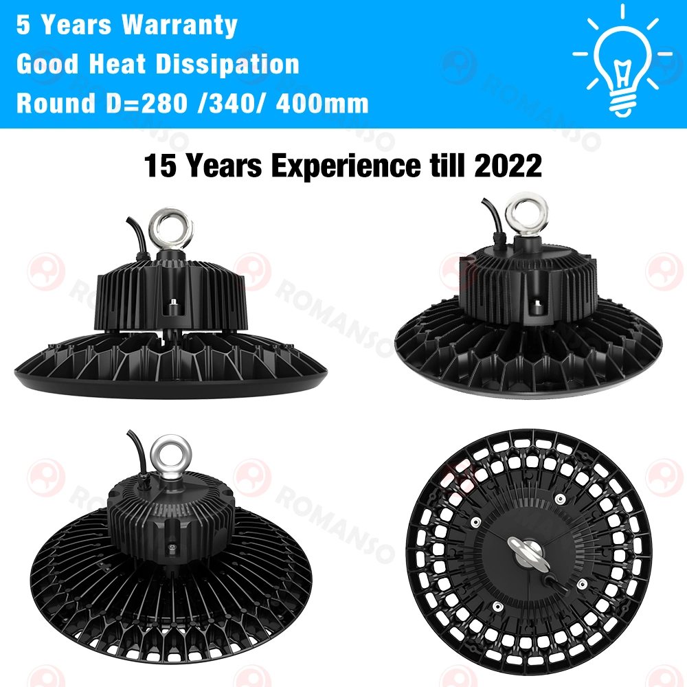 Romanso UFO LED High Bay Fixture 100W 120W 150W LED Highlbay Light