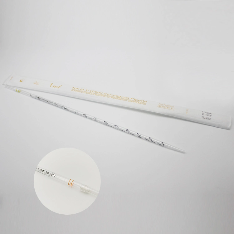 Wholesale/Supplier 5ml Sterile Disposable Plastic Serum Pipette Serological Pipettes for Lab Use