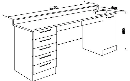 Fabrik Customized Schrank Küche