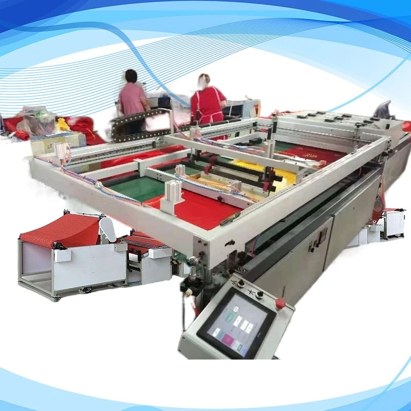 High Quality Automatic 2 Color Roll to Roll Non Woven Screen Printing Machine for Nonwoven Fabric