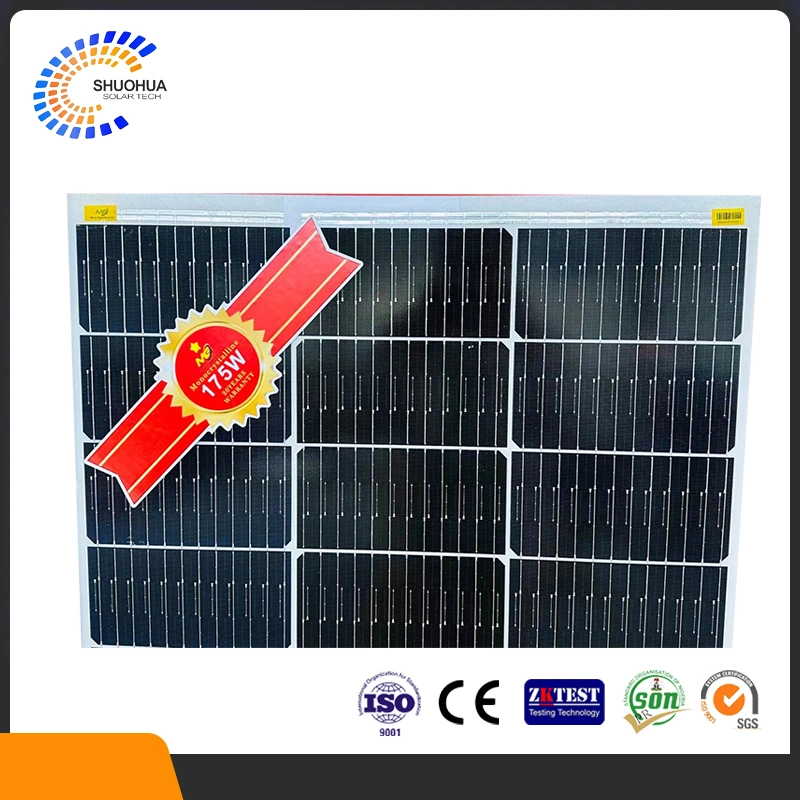 OEM China Monocrystalline Silicon 150W Mono módulos al por mayor paneles de costo Panel solar