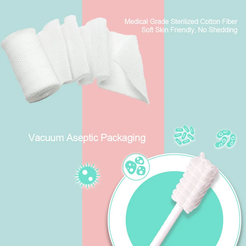 Hot Selling Disposable Cotton Toothbrush Oral Tooth Cleaner