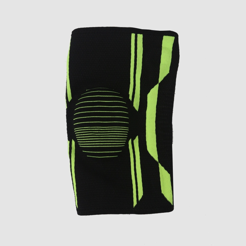 Goldenwell Black Green Knee Support Sleeve Compression Manufacturer Supplier