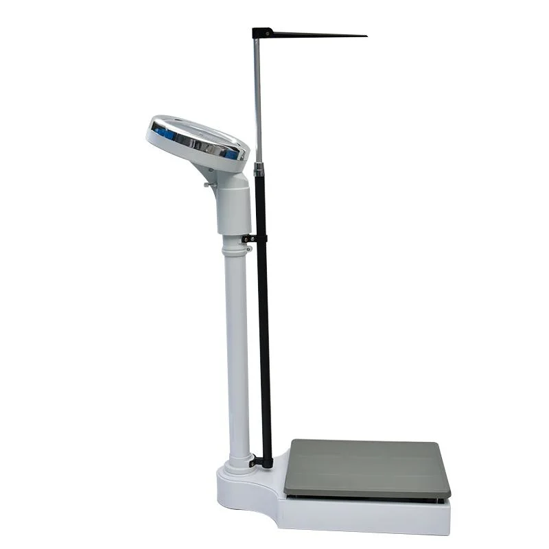 Human Weight Height Scale Eye-Level Analog Mechanical Scale Height Rod Adult Stadiometer