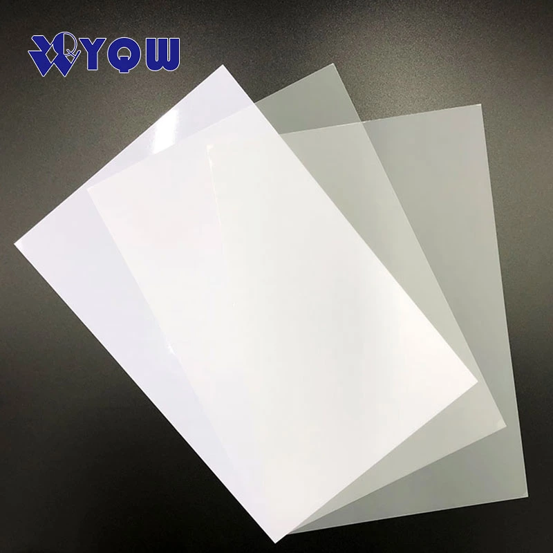 White No-Lamination Inkjet PVC Sheet Card Material